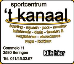 Kanaal Sportcentrum, Beringen openingstijden
