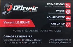 Garage Lejeune SA, Beyne-Heusay openingstijden