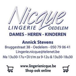 Lingerie Nicque, Oedelem openingstijden