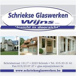 Schriekse Glaswerken Wijns bvba, openingstijden