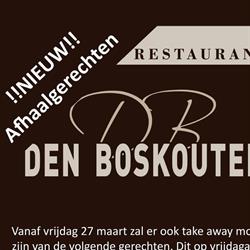 Den Boskouter (Restaurant), Erpe-Mere openingstijden