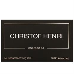 Christof Henri bvba, Aarschot openingstijden