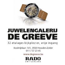Juweliers De Greeve, Heusden-Zolder openingstijden