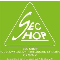 Sec-Shop, Louvain-la-Neuve openingstijden