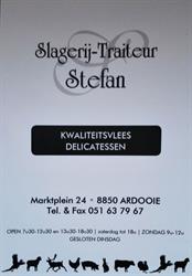 Slagerij Stefan, Ardooie openingstijden