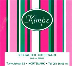 Bakkerij Kimpe, Kortemark openingstijden