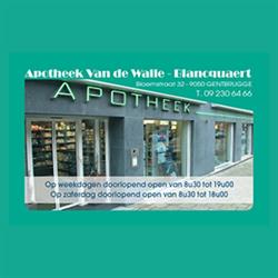 Apotheek Van De Walle-Blancquaert, Gentbrugge openingstijden