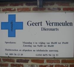Dierenartspraktijk Geert Vermeulen, Ophoven openingstijden