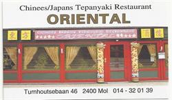 Oriental (Japans Restaurant), Mol openingstijden