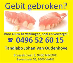 Van Oudenhove Johan Tandlabo, Geraardsbergen openingstijden