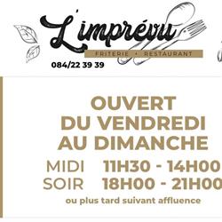 Imprévu (Snack L ), Rendeux openingstijden