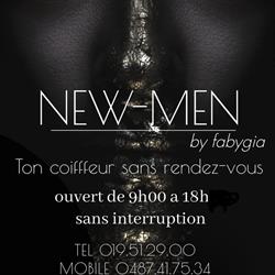 New Men by fabygia Hannut, openingstijden