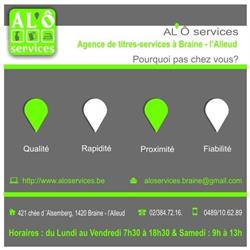 Alô Services Waterloo - Braine L'alleud Eigenbrakel - openingstijden
