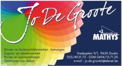 De Groote Jo, Zwalm openingstijden