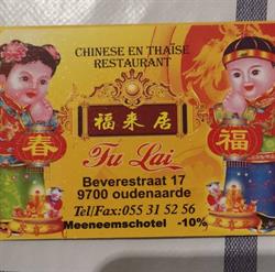 FU LAI, Oudenaarde openingstijden