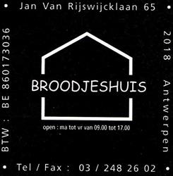 Broodjeshuis, Antwerpen openingstijden