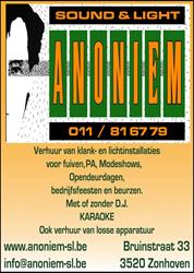 Anoniem Sound & Light, Zonhoven openingstijden