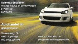 Autohandel Tin Bvba, Poperinge openingstijden