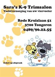 Hondenkapsalon Sara's K-9 Trimsalon, Tongeren openingstijden