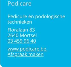 Podicare, Mortsel openingstijden