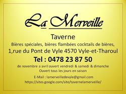La Merveille, Marchin openingstijden