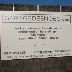 Garage Desnoeck Vincent, Wakken openingstijden