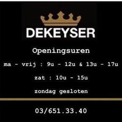 Dekeyser BVBA Brasschaat, openingstijden