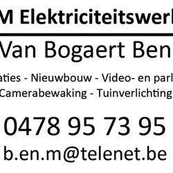 B&M Elektriciteitswerken Van Bogaert Ben, Beerse openingstijden