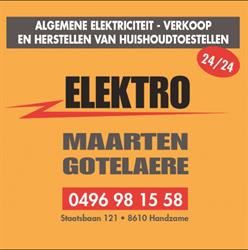 Elektro Maarten Gotelaere, Kortemark openingstijden