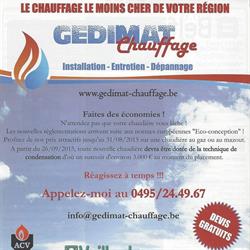 Gedimat Chauffage, Trivières openingstijden