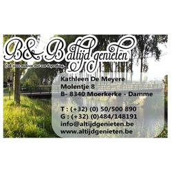 B&B Altijd Genieten, Damme openingstijden