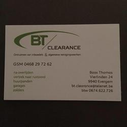 Bt/clearance, Evergem openingstijden