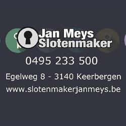 Slotenmaker Jan Meys, Keerbergen openingstijden