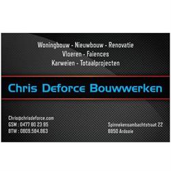 Bouwwerken Chris Deforce, Ardooie openingstijden