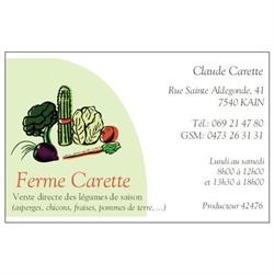 Ferme Carette, Kain openingstijden
