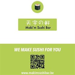 Maki'M Sushi Bar, Bouge openingstijden