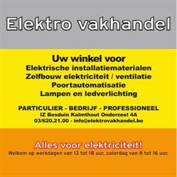 Elektrovakhandel, Kalmthout openingstijden