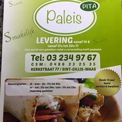 Pita paleis SGW, Sint-Gillis-Waas openingstijden