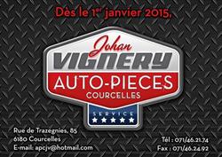 Auto Pièces Courcelles Johan Vignery, openingstijden