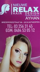 NIEUW RELAX Kapsalon, Antwerpen openingstijden