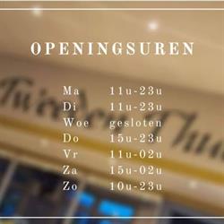 Den Tweeden Thuis, Steenhuffel openingstijden