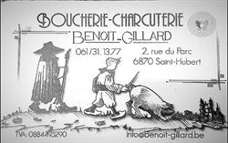 Boucherie Gillard Benoit, Saint-Hubert openingstijden