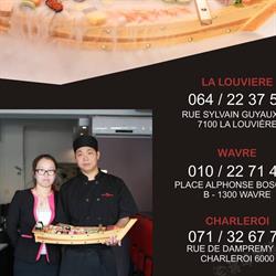sushi house la louvière, La Louvière openingstijden