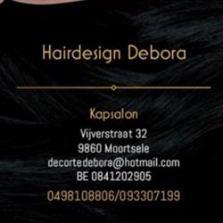 Hairdesign Debora, Moortsele openingstijden