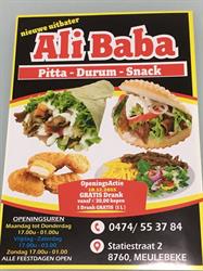 Snack Ali Baba, Meulebeke openingstijden