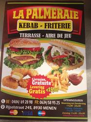 Kebab La Palmeraie, Menen openingstijden