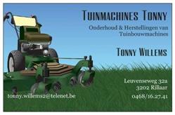 Tuinmachines Tonny, Rillaar openingstijden