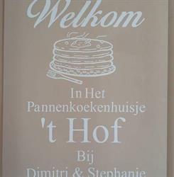 Pannenkoekenhuisje 't Hof, Destelbergen openingstijden