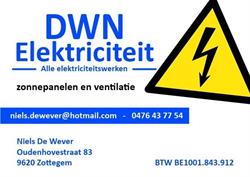 DWN Elektriciteit BV, Zottegem openingstijden