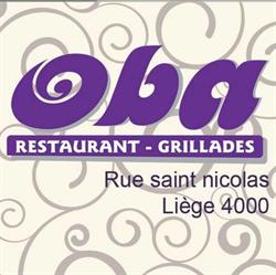 OBA Restaurant Liège, openingstijden